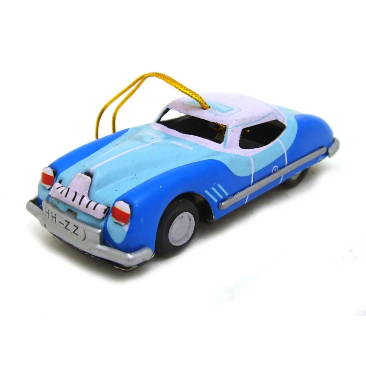 

Antique Style Childhood Memory Toys Tin toys Metal Racing Car Models Christmas Pendent Decoration MF401