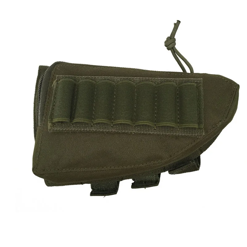 Военная Тактическая приклад ружья винтовка в виде ракушки охотничьи патроны сумка Прочный держатель Molle Чехол