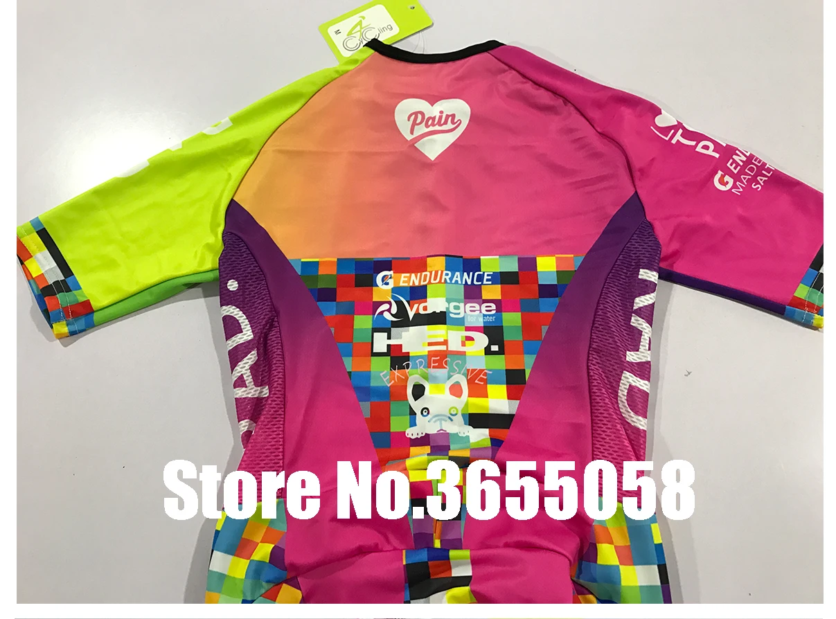 2019 Cinta Rasa Sakit Wanita Triathlon Skinsuits Ropa