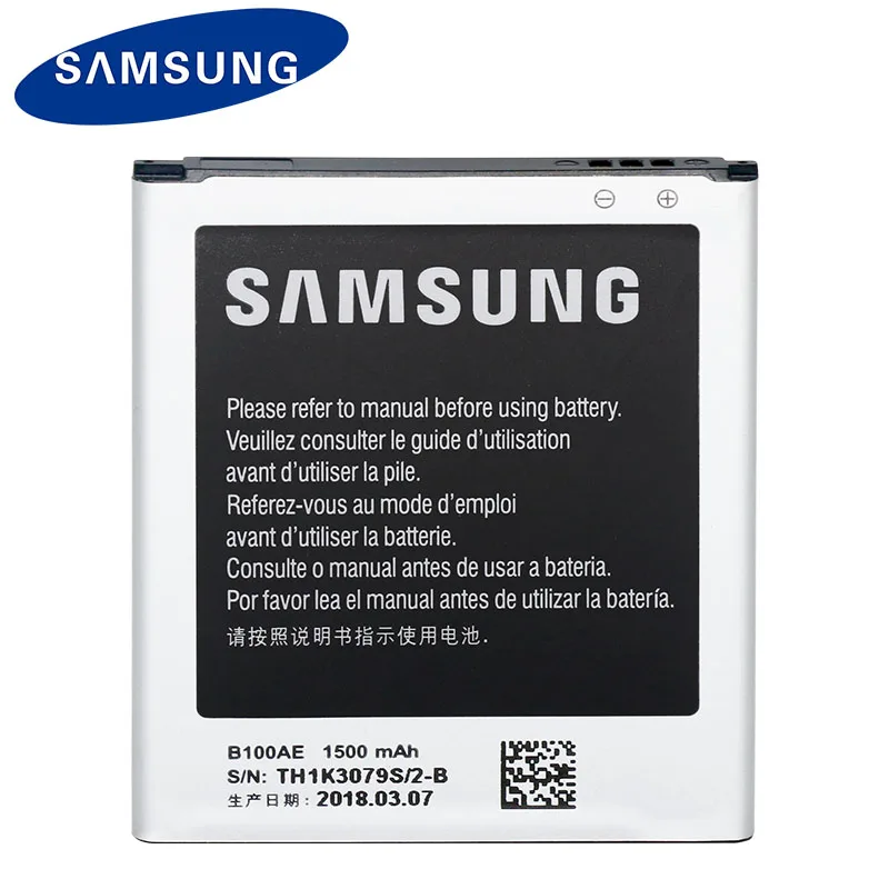 

Original Samsung Battery B100AE For Samsung Galaxy Ace 3 S7270 S7272 S7260 S7262 S7270 S7273 S7390 S7392 S7898 G318 1500mAh