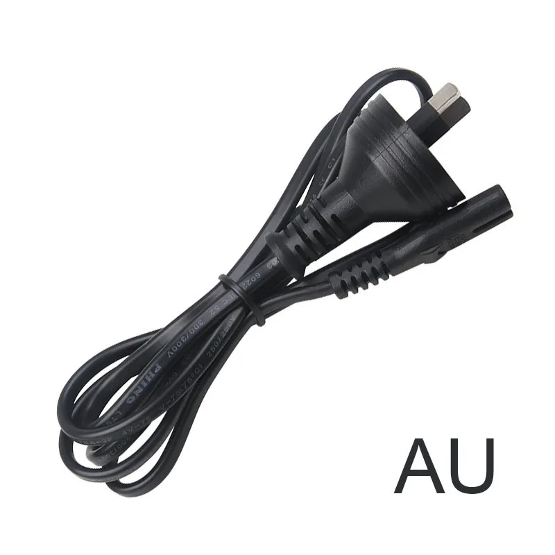 1pcs AC Power Cord cable Lead Adapter EU US AU KR UK Plug Optional Laptop Adapter USB Charger Outlet Plug IEC 320 C8 04