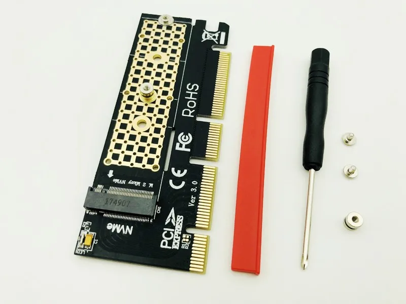 PCI Express PCIE 3 0 X4 до M2 SSD NVME адаптер карты M Key интерфейс E карта расширения для 2230 2242 2260