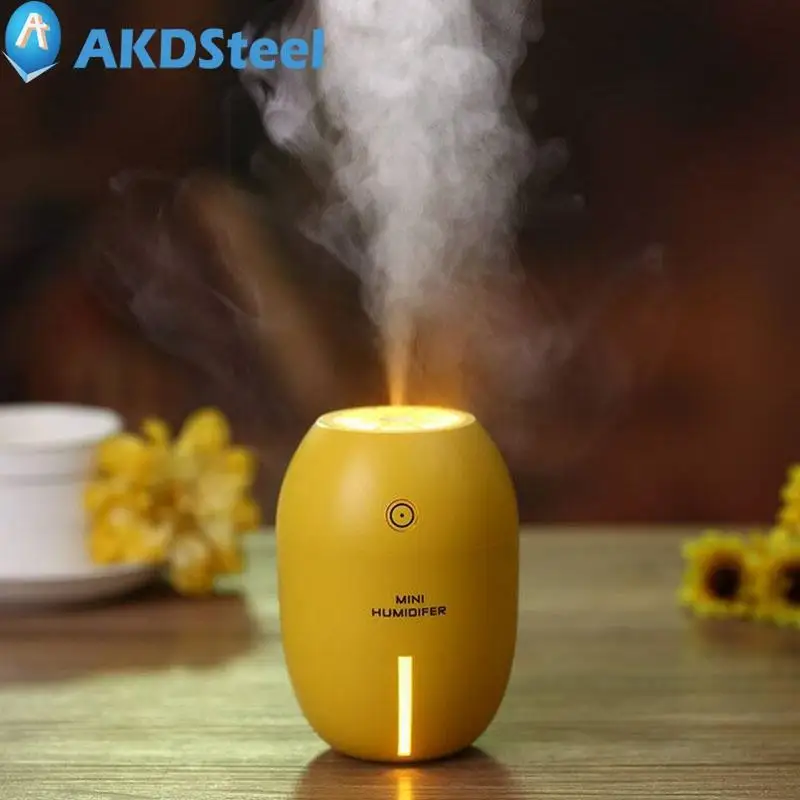 

AKDSteel Portable USB Charging LED Night Light with Lemon Humidifier for Home Office Car Christmas New Year Gift Decoration tf