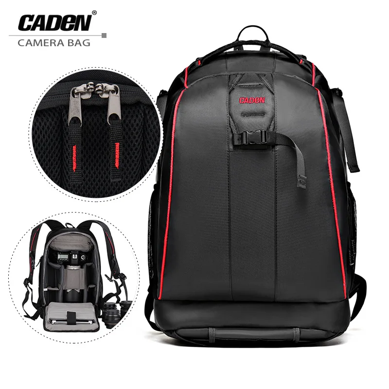 Buy  CADeN Professional Travel Waterproof Backpacks Camera Bag Photo Video Digital Bags Shoulder Lens Ca 