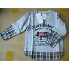 Marca de Los Muchachos Camisetas Niños ropa blusas de la camiseta de los muchachos muchacho de los niños de Moda sudadera
