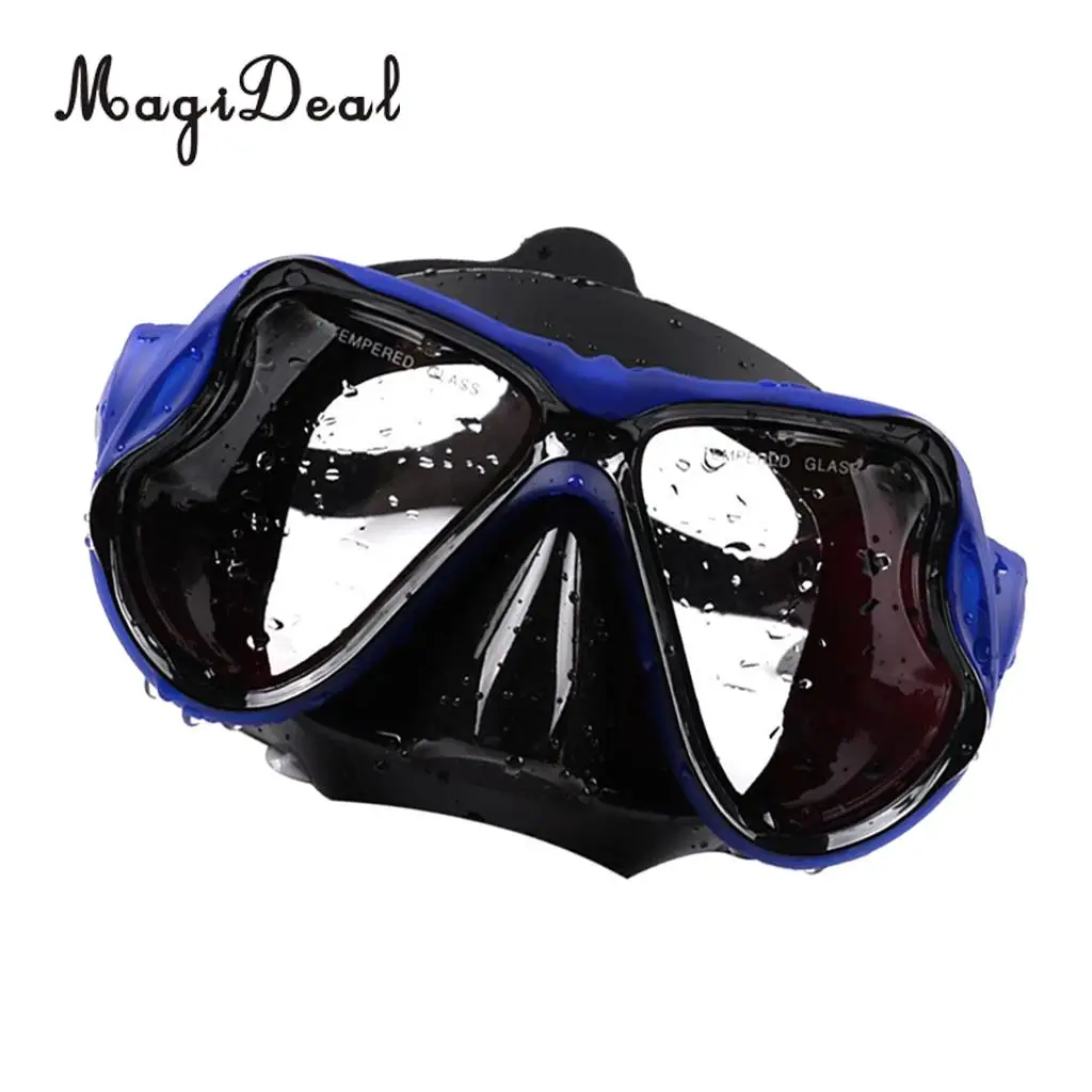 Snorkeling Scuba Dive Mask,Tempered Glass Goggles Anti Fog Liquid Silicone For Adult Women Men Freediving Swimming Surfing