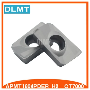 

10PCS APMT1604PDER H2 CT7000 Indexable cermet CNC milling inserts Carbide Inserts Milling Blades