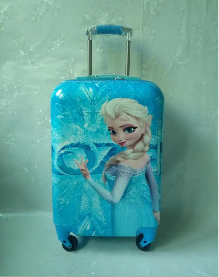 

Cartoon Kid's Travel Trolley Luggage For 20inch Kids mala de viagem ABS +PC Boys Rolling Luggage girls Spinner Suitcase