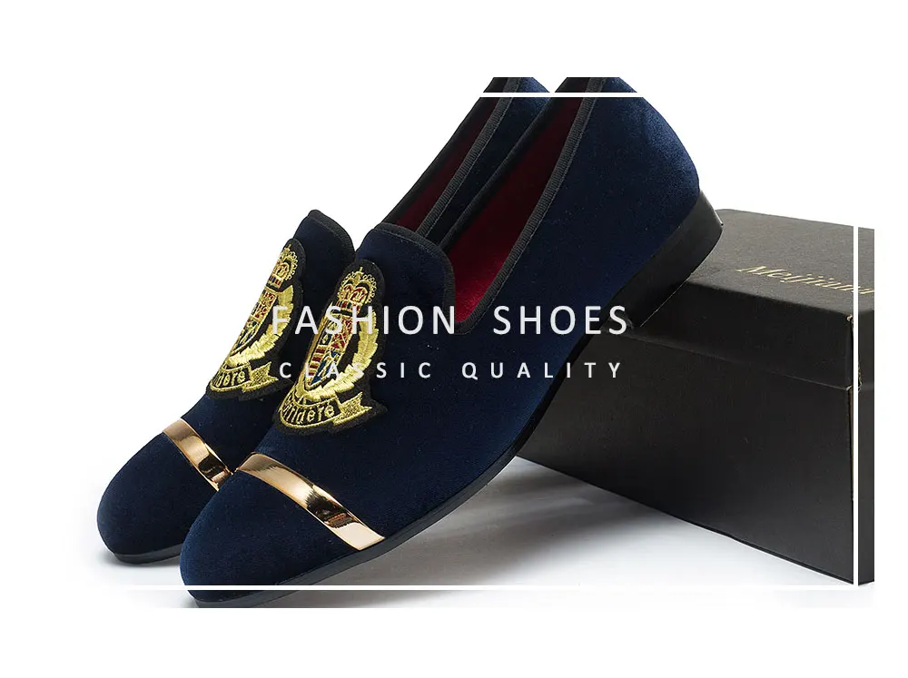 MEIJIANA/брендовая Удобная дышащая модная мужская обувь; сезон весна-осень; свадебные туфли; мужские лоферы с вышивкой