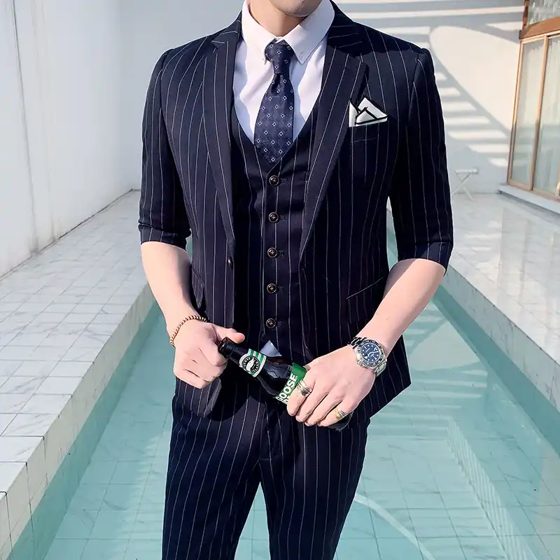 mens short sleeve wedding outfit