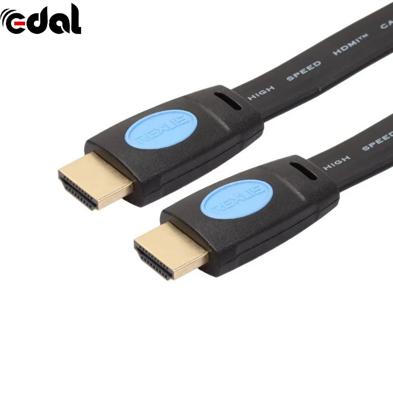 Новинка Черный цинковый сплав HDMI 2 0 4 K 30AWG HD 18 Гбит/с 3D Аудио возврат Ethernet плоская