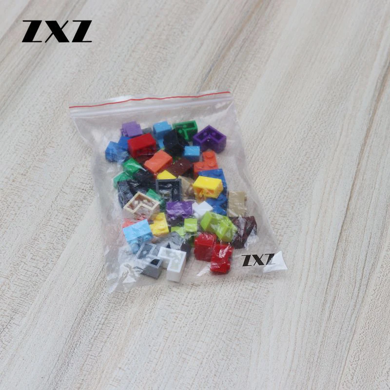 50 шт кирпичи 2x2 уголок DIY специальные строительные блоки Совместимые Кирпичи 2357