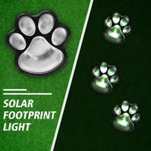 Firya солнечные декоративные лапы печати Свет Питание лапы дома садовой дорожки освещение наружные декоративные фонари 4 Светодиодный светильник пейзаж