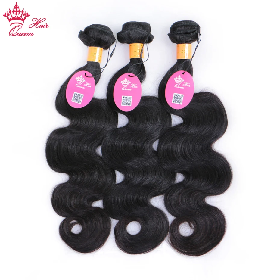 Queen hair Products индийские человеческие волосы объемная волна 3 Связки сделка 8 "-28" 100% Remy человеческие волосы ткет Бесплатная быстрая доставка