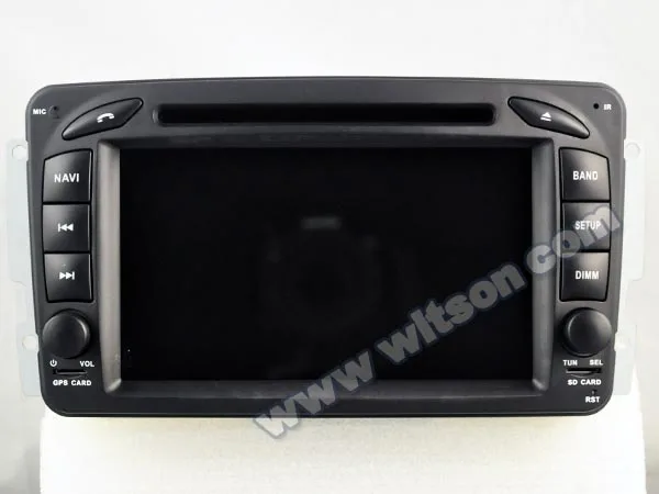 Discount WITSON Android 9.0 Octa core PX5 CAR DVD player For MERCEDES-BENZ C CLASS W203 CLK W209 M W163 4GB RAM 64 CAR GPS NAVIGATION 1