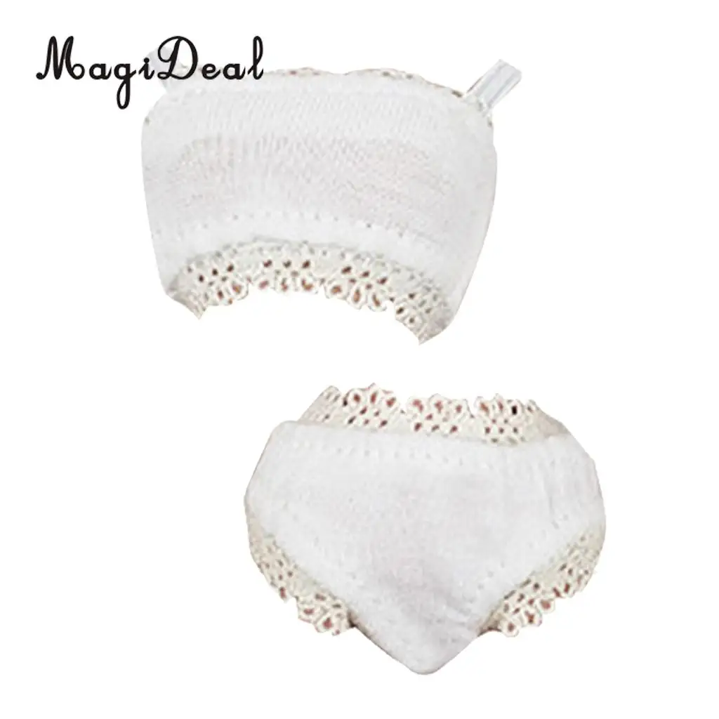 MagiDeal Obitsu Momoko Lingerie Outfit Sexy Lace Bra Top Underwear Sleepwear Set for Dollhouse 1/6 Dolls Princess Dress Clothes