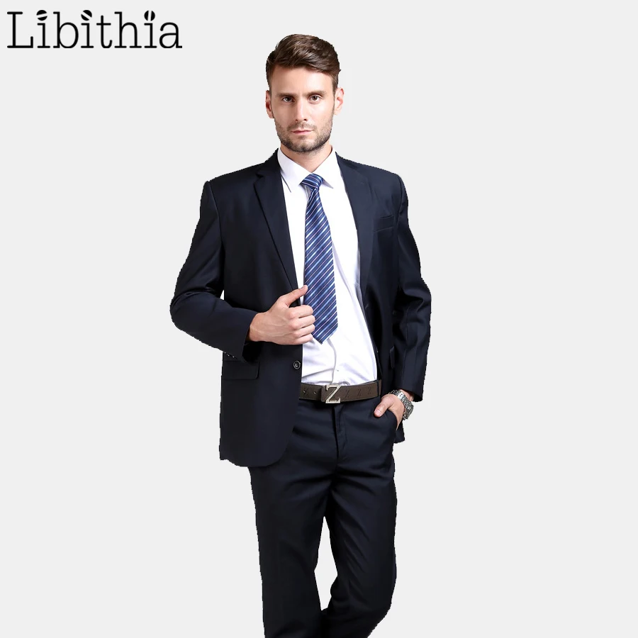 (جاكيتات + السراويل) الرجال الدعاوى يتأهل سهرة ماركة أزياء فستان الزفاف سترة معطف جديد وصول العمل الذكور terno masculino b066