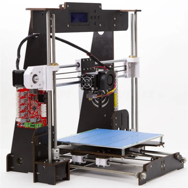 Модернизированный полный дешевый блок питания печати A8 3d принтер высокой точности Reprap Prusa i3 3D DIY принтер комплект с ЖК-дисплеем