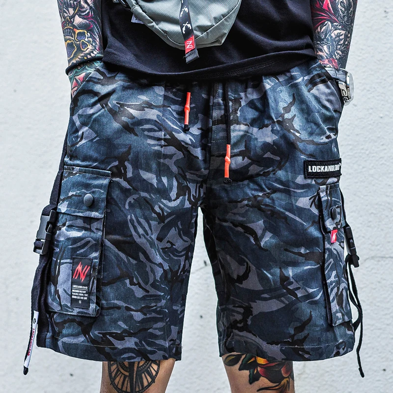 Уличная карго шорты брюки мужские новые мужские s мужские шорты в повседневном стиле свободные рабочие шорты мужские военные камуфляжные короткие штаны