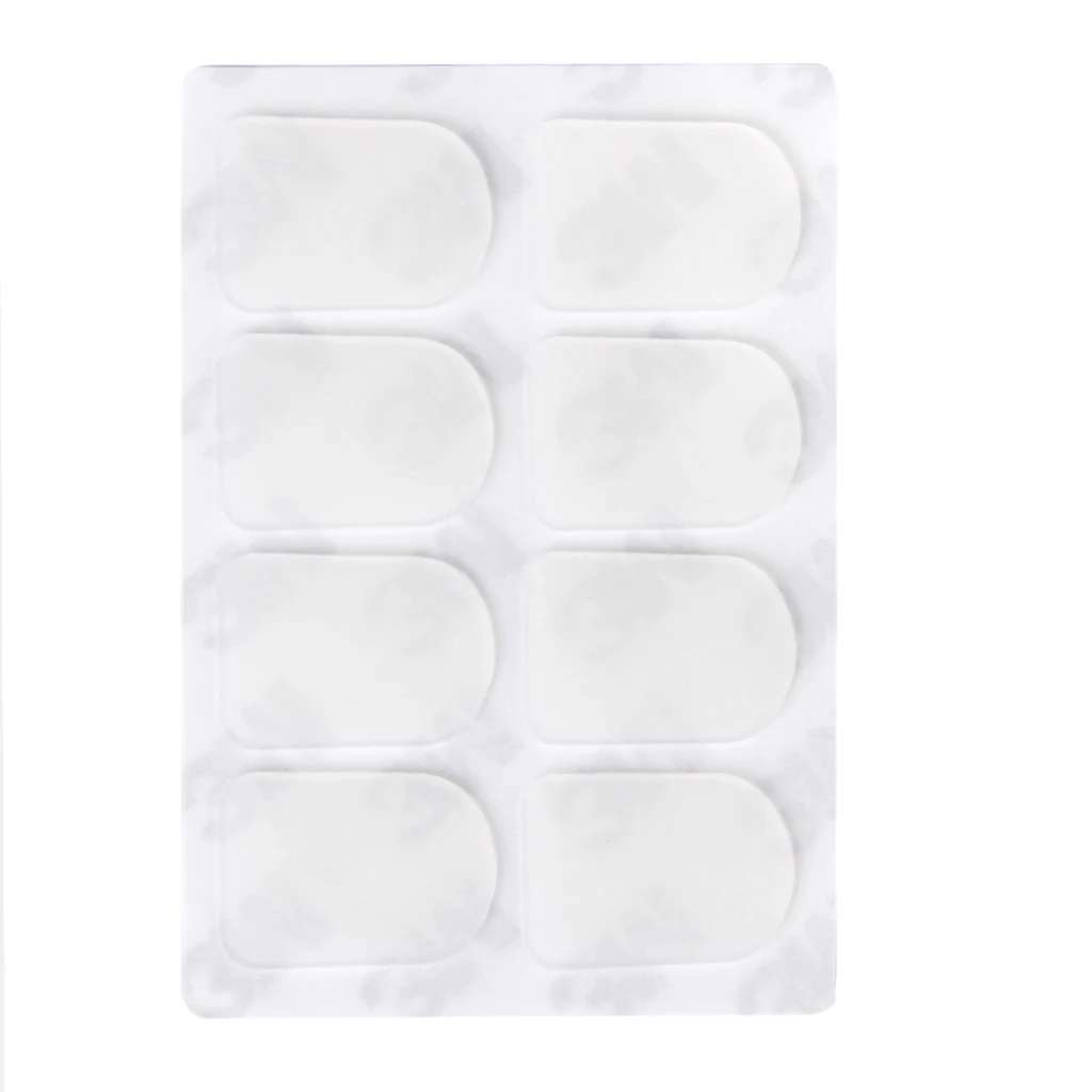 8pcs Clarinet Soprano Saxophone Sax Mouthpiece Patches Pads Cushions 0.8mm Clear Parts & Accessories 