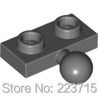 

*Plate 1X2 Ball*20pcs DIY enlighten block brick part No.14417, Compatible With Other Assembles Particles