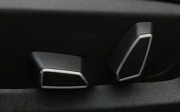 

4pcs/set Car-Styling Seat Adjustment Button Cover Cap Trim Fit For BMW1 3 4 5 Series X3 X5 X6 Accessory Car-covers