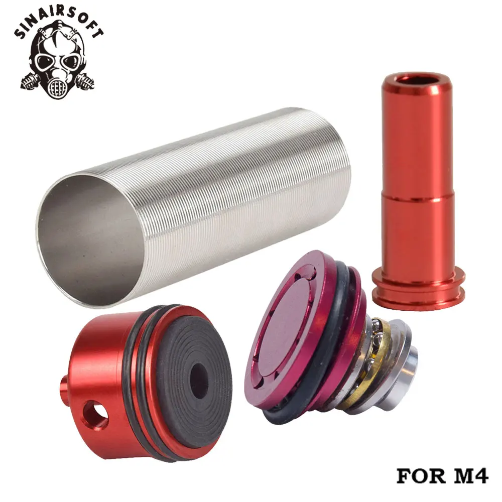 Cylinder Head /piston Head /nozzle /Cylinder Set For M4 Series Airsoft