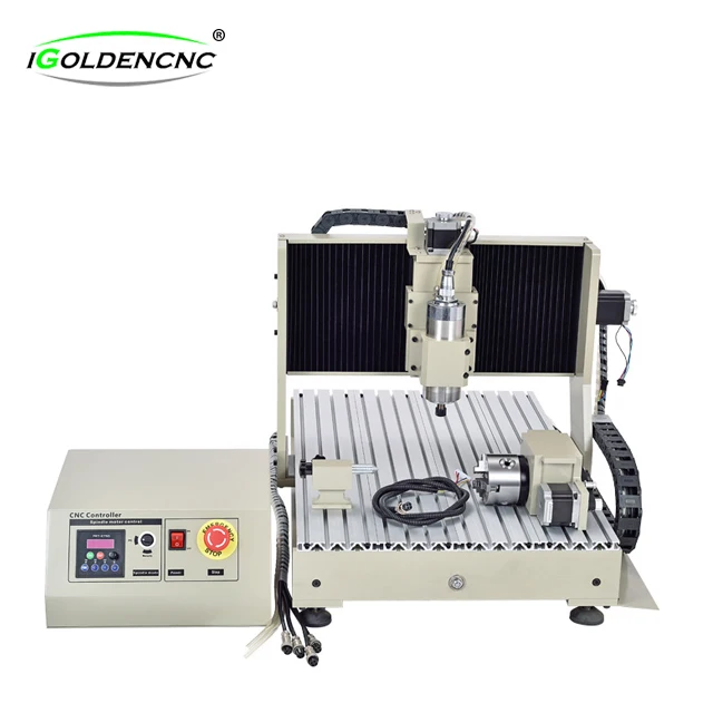 

Router Cnc 3d Copper Aluminium Processing Machine 6060 Auto Tool Changer ATC Metal Milling Mould Engraver