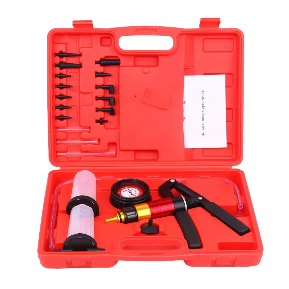 (Shipping From EU )21x Car Vacuum Pump Vacuum Tester Brake Bleeder Hand