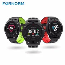 Fornorm IP67 F5 Смарт часы Bluetooth 4.2 браслет Встроенный GPS BT сердечного ритма Мониторы альтиметр барометр термометр браслет