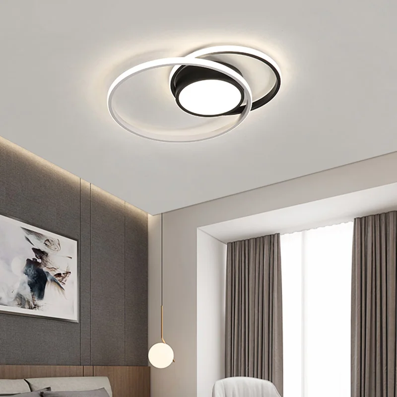

LED modern chandelier lighting bedroom study restaurant balcony home decoration Lamparas remote control Dimming chandelier