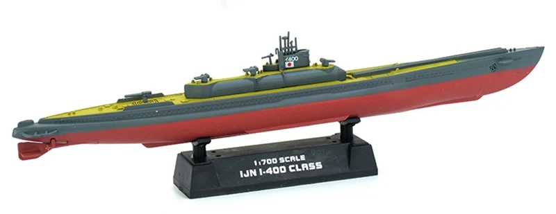 1: 700 Масштаб предварительно построенный I-400-class Sentoku подводная лодка IJN WWII императорская японская ВМФ хобби Коллекционная готовая пластиковая модель