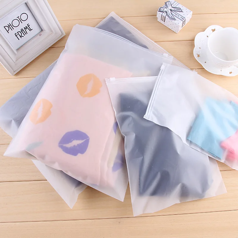 16pcs Waterproof travel storage bag EVA matte zipper ziplock bag