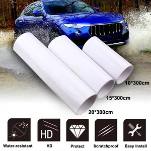 1 Pack Car Sticker 10/15/20cm*300cm Rhinoceros Vinyl Protective Film Paint Protection Scratch-Resistant Transparent Film