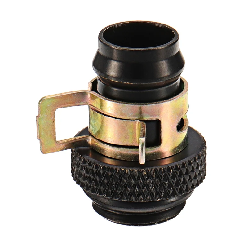 

Turbing Computer Water Cooling Barb Fitting Radiator Copper Heatsinks Cooler Clamp For 3/8'' ID Turbing G1/4 Chromed DEL Clamp