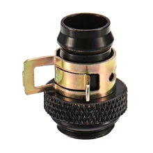 Turbing Del Computer di Raffreddamento Ad Acqua Barb Montaggio Del Radiatore di Rame Dissipatori di Raffreddamento Morsetto Per 3/8 ''ID Turbing G1/4 Cromato DEL Morsetto