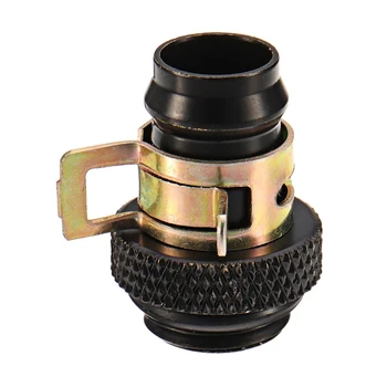 

Turbing Computer Water Cooling Barb Fitting Radiator Copper Heatsinks Cooler Clamp For 3/8'' ID Turbing G1/4 Chromed DEL Clamp