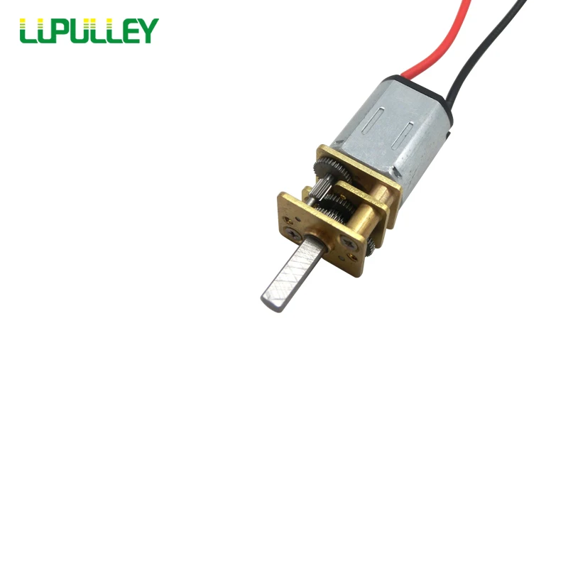 Шестеренчатый двигатель постоянного тока LUPULLEY GA12 N20 3 в 6 12 В 15/30/50/200/300/500/1000