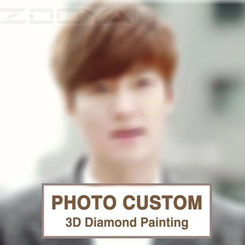 ZOOYA DIY Diamond Embroidery Photo Custom 5D Private Custom Diamond Painting Cross Stitch 3D Diamond Mosaic