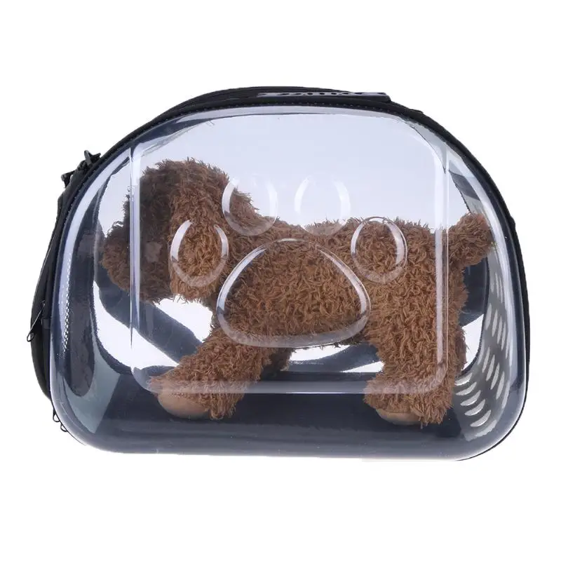Foldable Transparent Pet Puppy Dog Cat Carrier Outdoor Pet Travel Bag