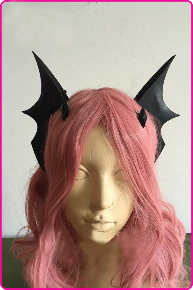 

Owari No Seraph Of The End Krul Tepes Cosplay Queen's Headdress Bat Hairpin Diamond Hair Clip Evil Vampire Costume Props