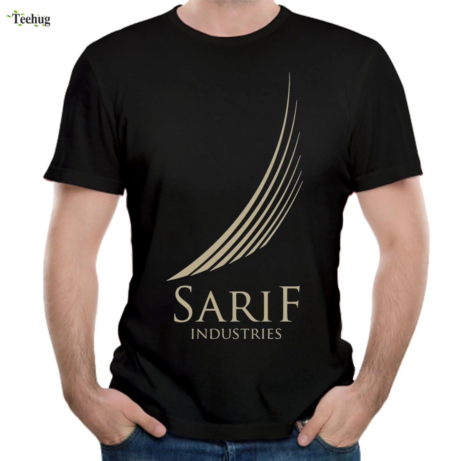Футболка Sarif Industries Deus Ex уникальный дизайн новинка Мужская Уличная одежда мужская