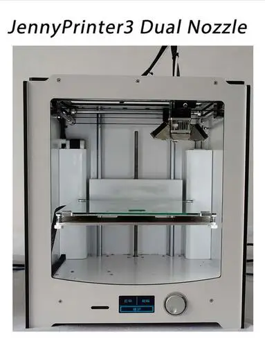 cheap 2018 JennyPrinter3 Dual Extruder Nozzle 3D Printer DIY KIT Compatible With Ultimaker 2 UM2 Included all Parts