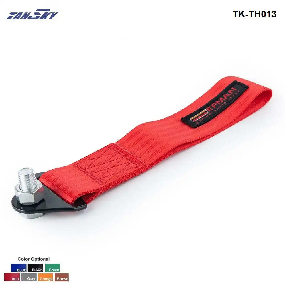 حبل للسحب عالية القوة سباق الأخضر TOW STRAP FOR الجبهة/المصد الخلفي هوك TRUCK/SUV TK-TH013-AF