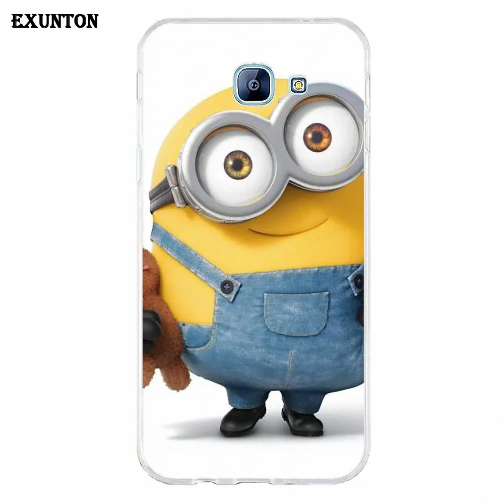 Желтый Миньоны восхитительные глаза для Huawei Honor 4C 5A 5C 5X 6 6A 6X 7 7A 7C 7X 8 8C 8S 9 10 10i 20 20i Lite