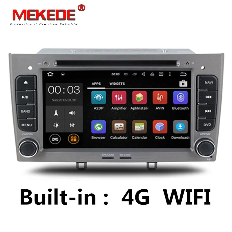 Best German warehouse! Android 7.1 Car DVD Player Multimedia Stereo For Peugeot 308 408 308SW Autoradio GPS Navigation 4G WIFI BT RDS 2