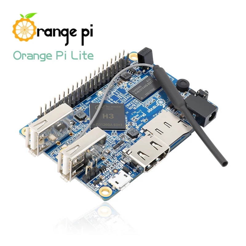 Оранжевый Pi Lite SET5: оранжевый Pi Lite+ прозрачный чехол ABS+ блок питания с поддержкой Android, Ubuntu, Debian