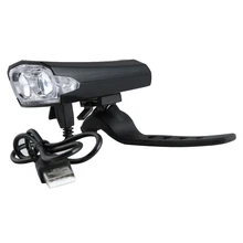 Rechargeable Bicycle Front LED Light Ultra Bright Torch Cycling Lamp with USB For Mountain Bike City Bike Night Cycling 2Colors