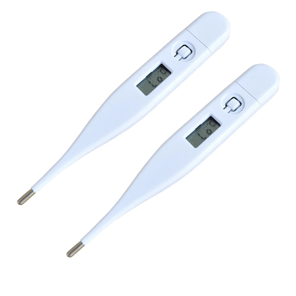 2pcs/Lot Digital LCD Heating Baby Thermometer Tools High Quality Kids Baby Child Adult Body Temperature Measurement