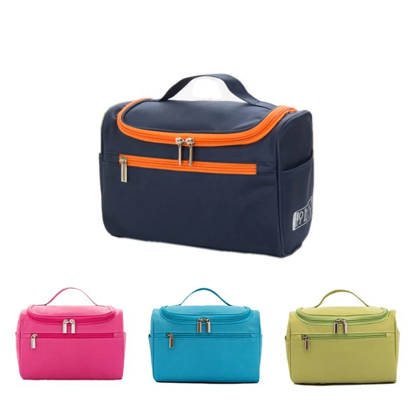 Large Waterproof Hanging Cosmetic Bag for Women Clear Cosmetics Makeup